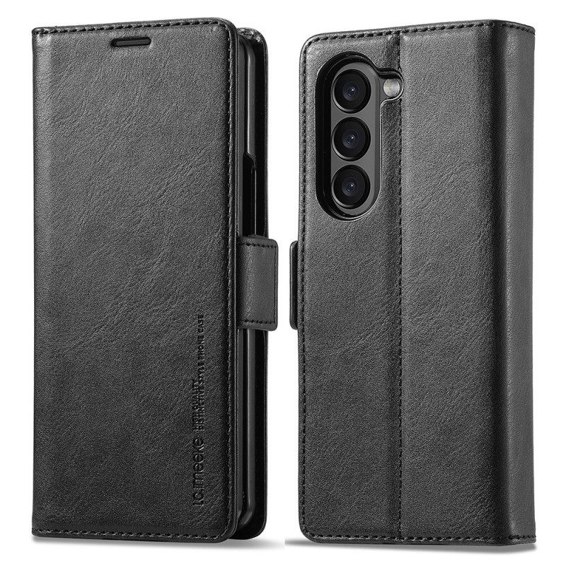 Δερματινη Θηκη Samsung Galaxy Z Fold 5 Rfid Leather Style Lc.imeeke Σιλικόνης