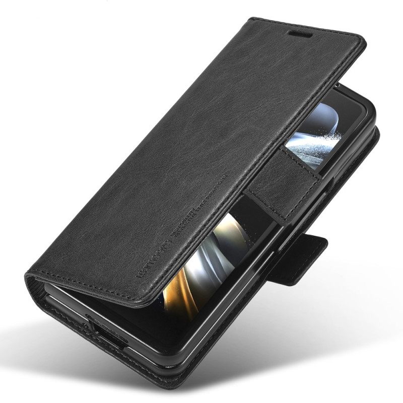 Δερματινη Θηκη Samsung Galaxy Z Fold 5 Rfid Leather Style Lc.imeeke Σιλικόνης