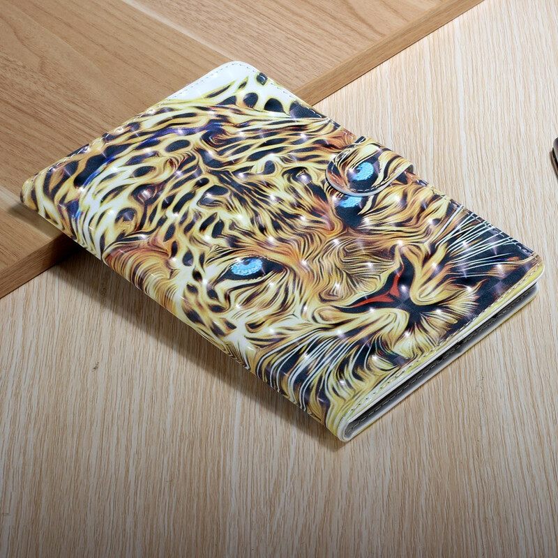 δερματινη θηκη Samsung Galaxy Tab S8 Plus / Tab S7 Plus Tiger Art