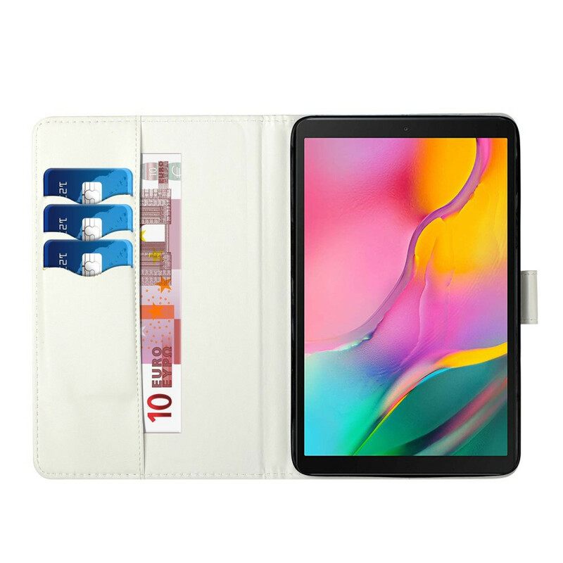 δερματινη θηκη Samsung Galaxy Tab S8 Plus / Tab S7 Plus Tiger Art