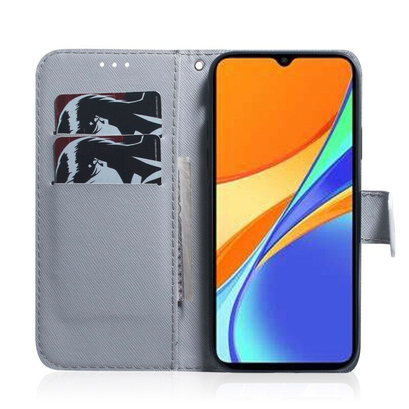 δερματινη θηκη Xiaomi Redmi 9C Κυνικό Βλέμμα