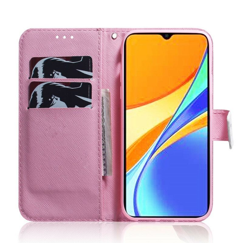 Κάλυμμα Xiaomi Redmi 9C Flower Dusty Pink