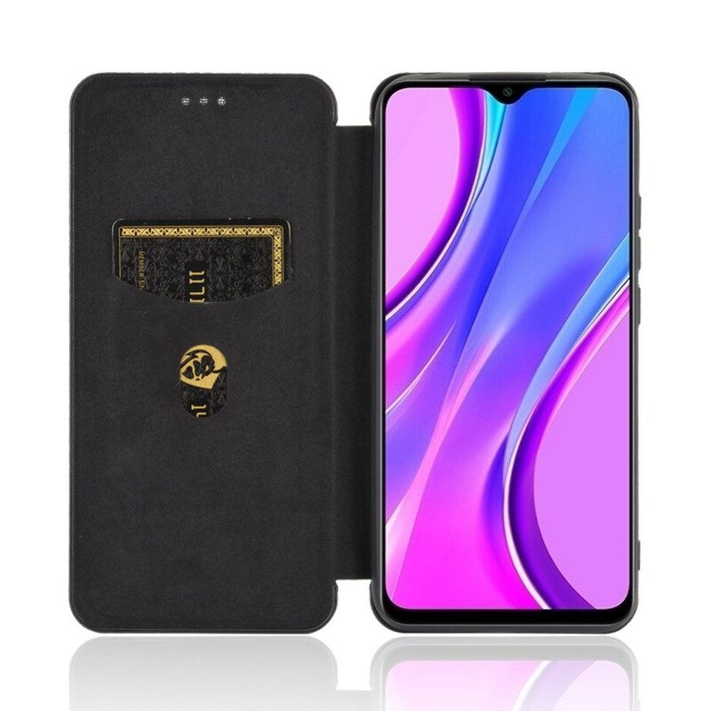 θηκη κινητου Xiaomi Redmi 9C Θήκη Flip Έγχρωμη Σιλικόνη Άνθρακα