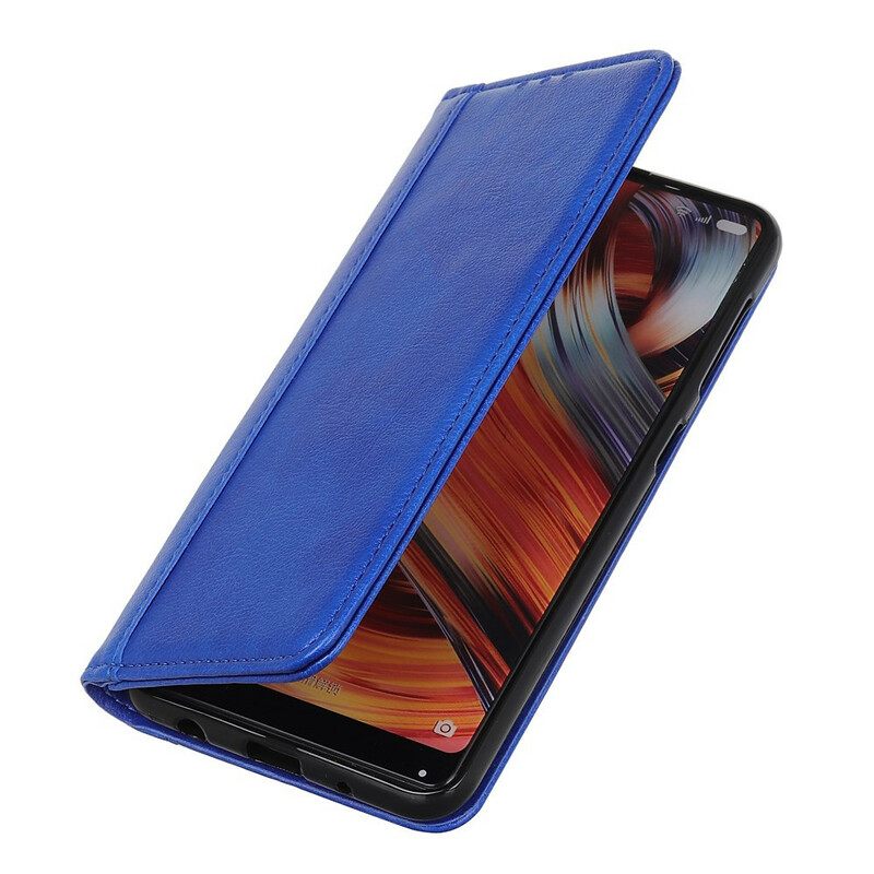 θηκη κινητου Xiaomi Redmi 9C Θήκη Flip Litchi Split Leather Charm