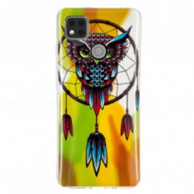 Θήκη Xiaomi Redmi 9C Fluorescent Dream Catcher Κουκουβάγιας