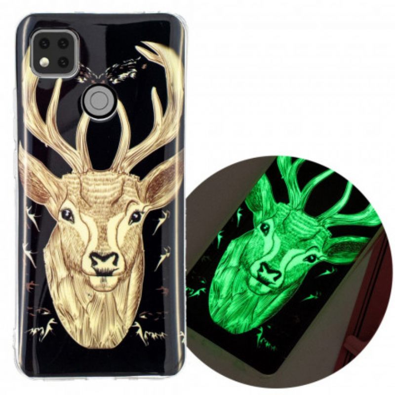 Θήκη Xiaomi Redmi 9C Fluorescent Majestic Deer