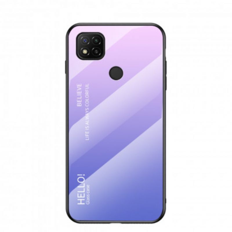 Θήκη Xiaomi Redmi 9C Tempered Glass Γεια Σας