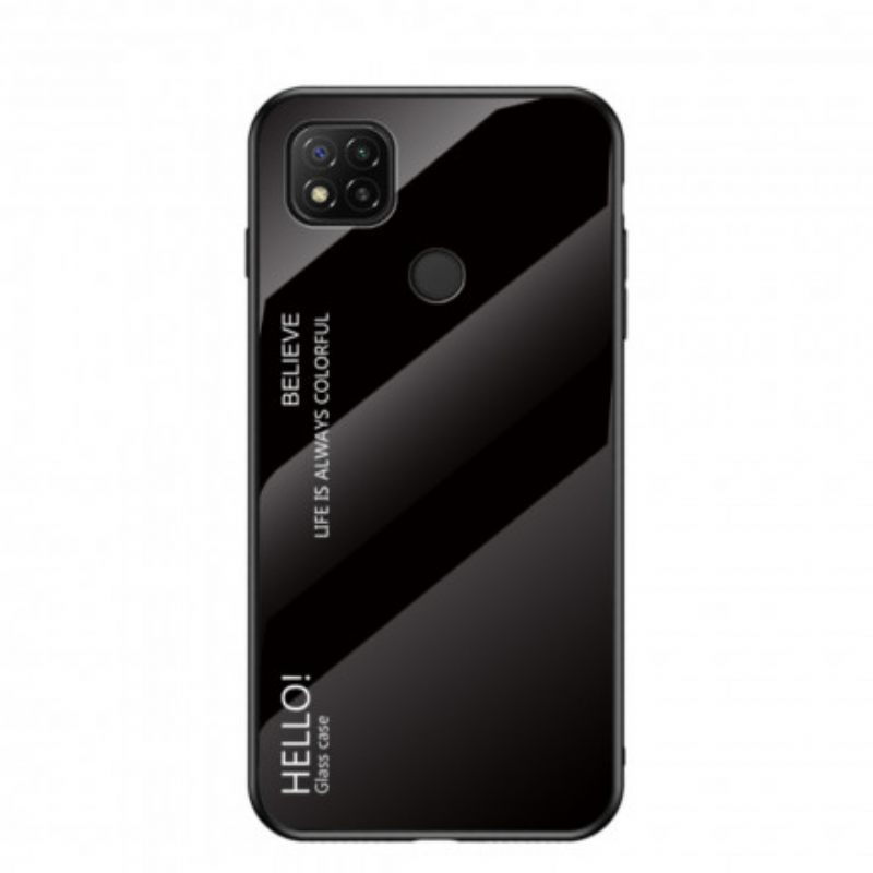 Θήκη Xiaomi Redmi 9C Tempered Glass Γεια Σας