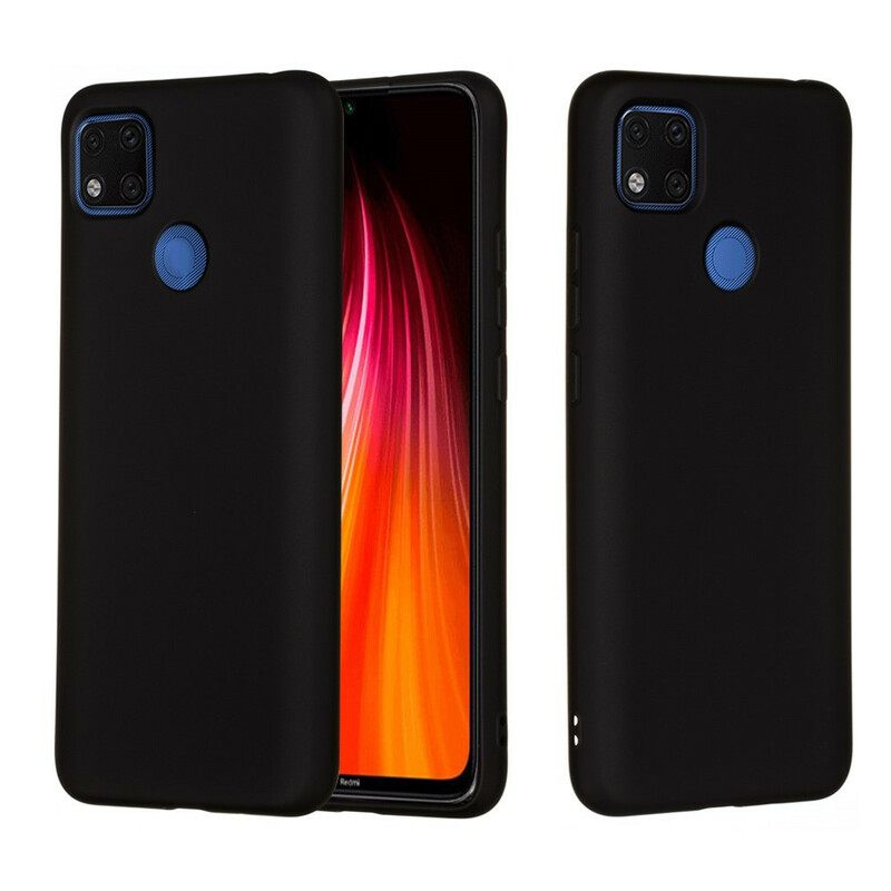 Θήκη Xiaomi Redmi 9C Υγρή Σιλικόνη Με Κορδόνι