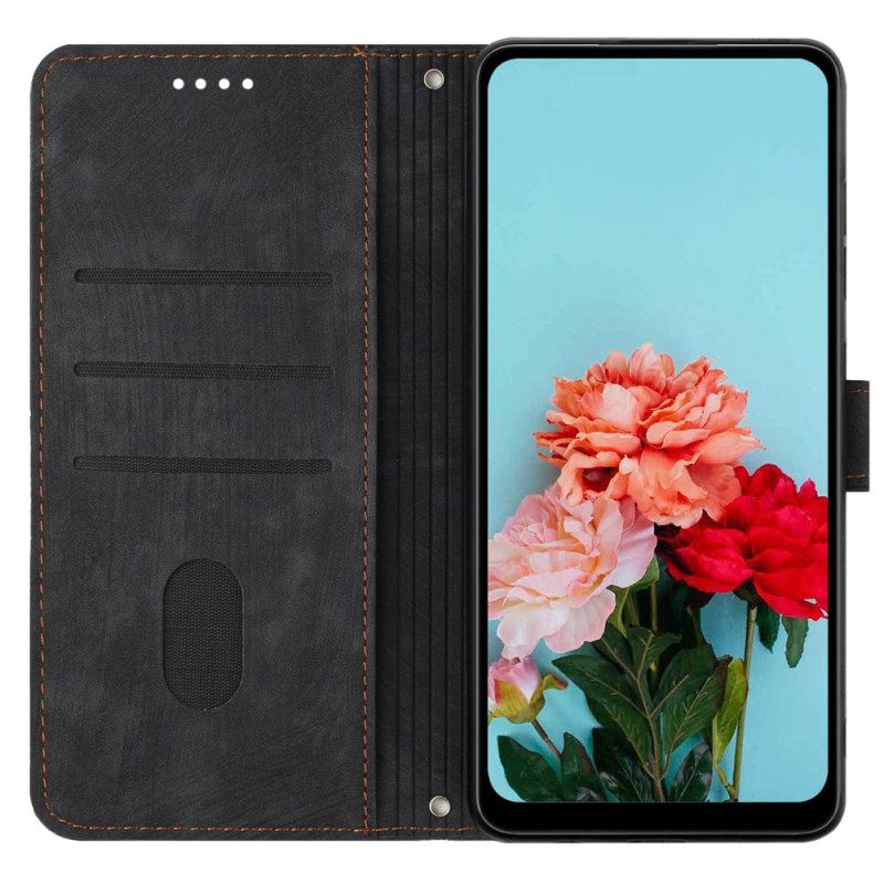 Θηκη Κινητου Realme 12 Pro / 12 Pro Plus Θήκες Κινητών Γεωμετρικές Γραμμές Ιμάντα