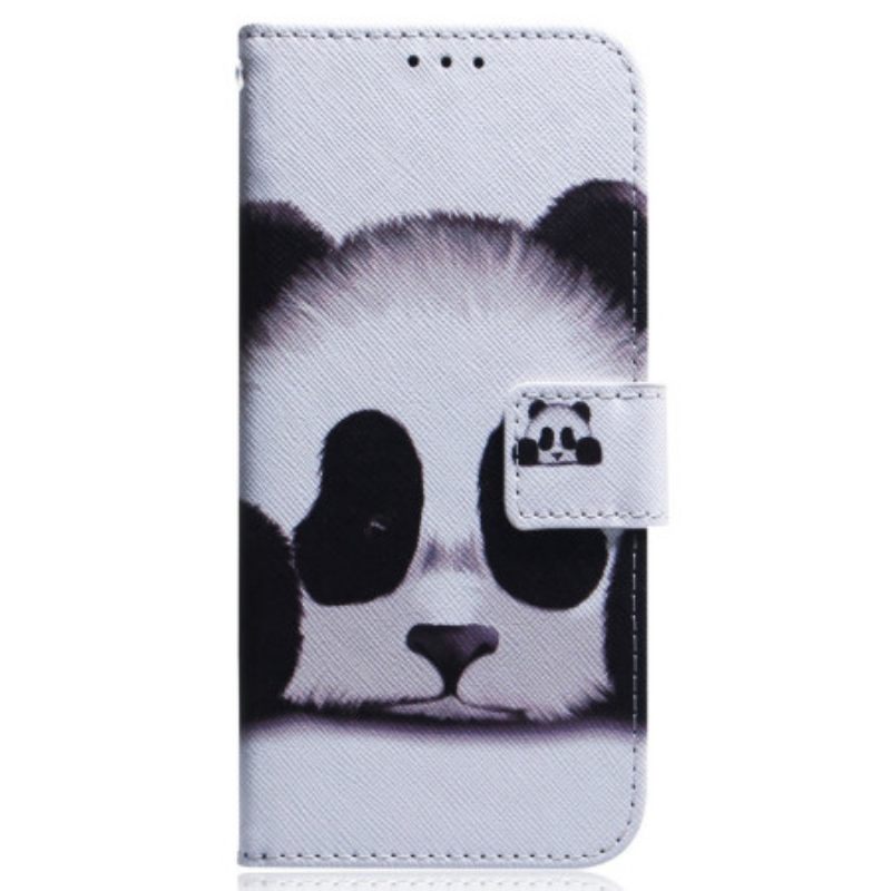 Θήκη Flip Realme C31 Χαριτωμένο Panda