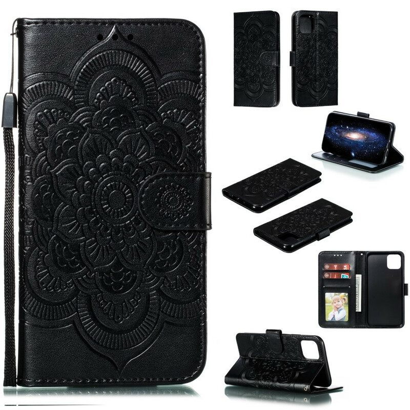 Κάλυμμα iPhone 11 Pro Max με κορδονι Full Strap Mandala