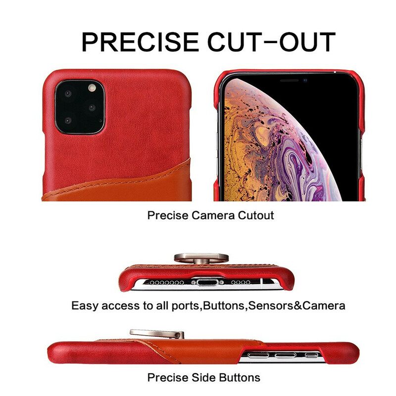 Θήκη iPhone 11 Pro Max Κάτοχος Κάρτας Και Δαχτυλιδιού Fierre Shann