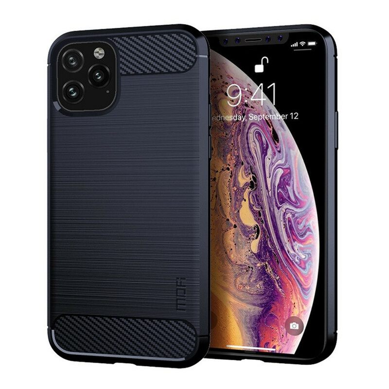 Θήκη iPhone 11 Pro Max Mofi Brushed Carbon Fiber