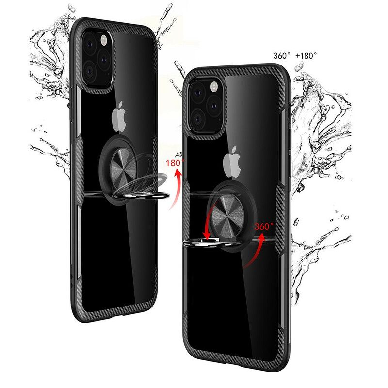 Θήκη iPhone 11 Pro Max Ring-support Edges Metal Effect