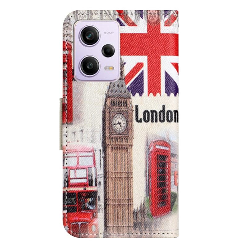 δερματινη θηκη Xiaomi Redmi Note 12 5G London Life