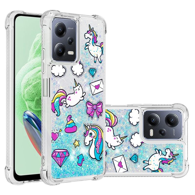 θηκη κινητου Xiaomi Redmi Note 12 5G Glitter Unicorns