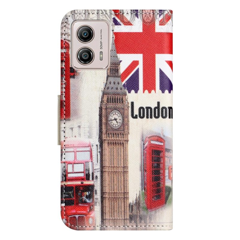 δερματινη θηκη Moto G73 5G London Life