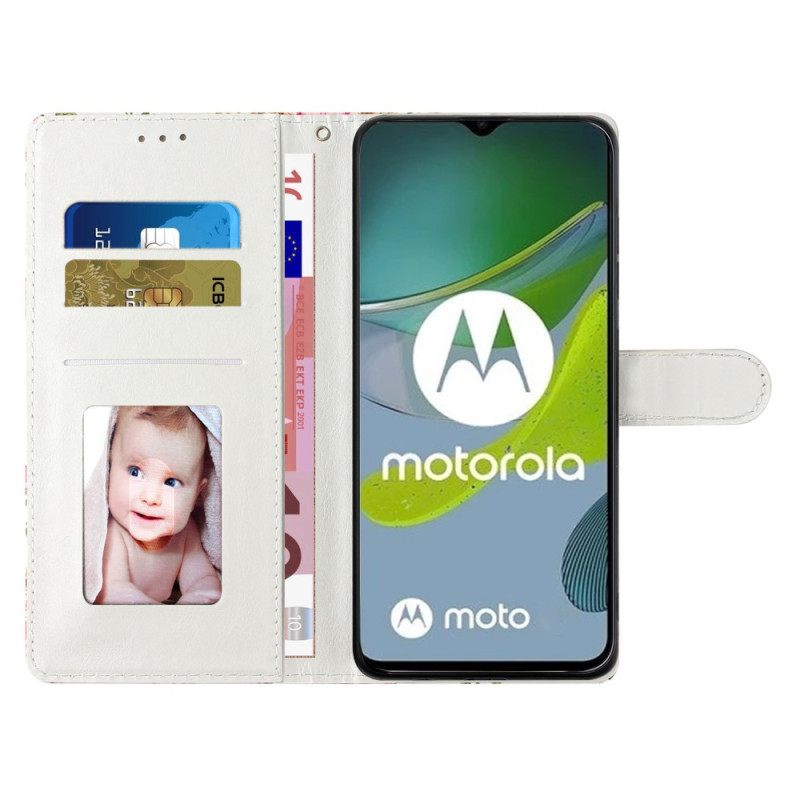 Κάλυμμα Moto G73 5G με κορδονι Lanyard Wolf