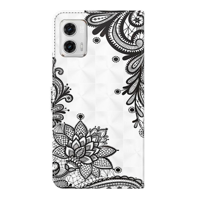 Κάλυμμα Moto G73 5G με κορδονι Strappy Lace