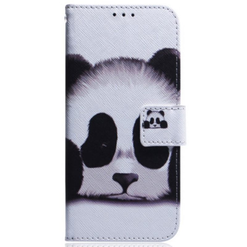 Κάλυμμα Moto G73 5G με κορδονι Strappy Panda