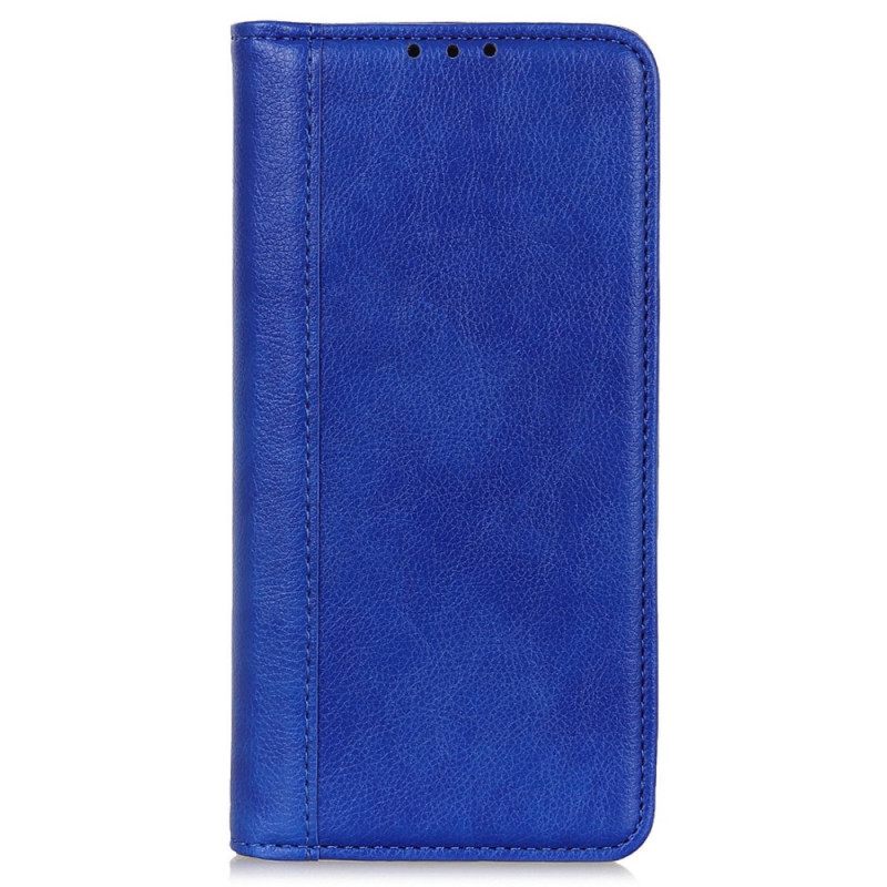 Κάλυμμα Samsung Galaxy M13 Litchi Split Leather