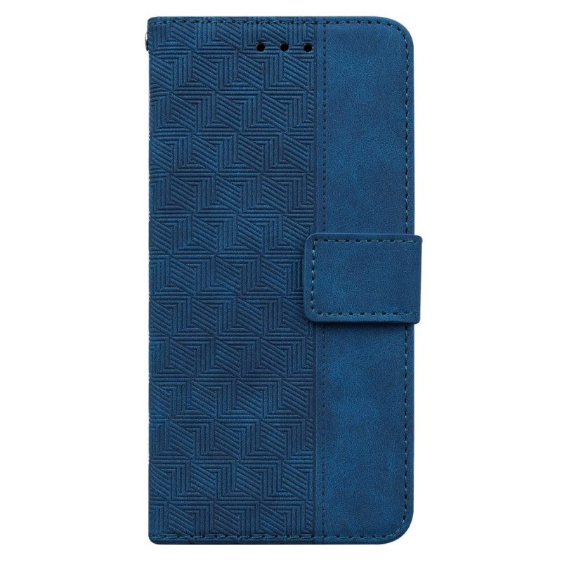 Θήκη Flip Samsung Galaxy M13 με κορδονι Strappy Pattern