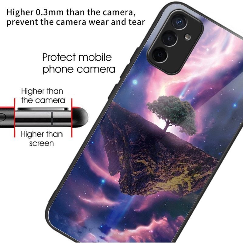 Θήκη Samsung Galaxy M13 Φουτουριστικό Tree Tempered Glass