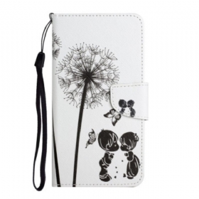 Κάλυμμα Samsung Galaxy A54 5G με κορδονι Lanyard Dandelions