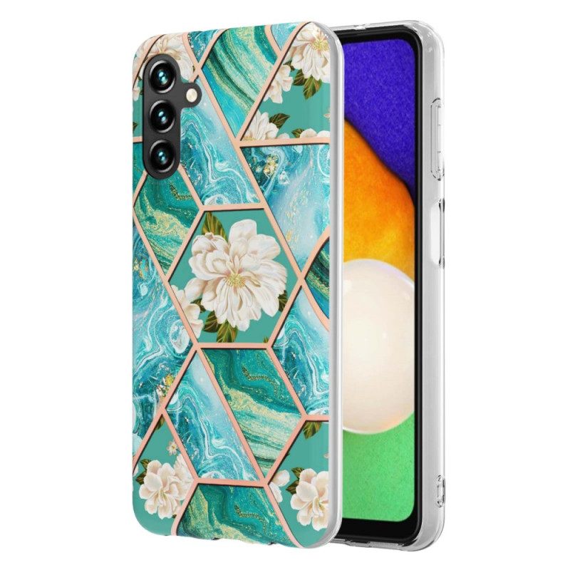 θηκη κινητου Samsung Galaxy A54 5G Μαρμάρινο Floral