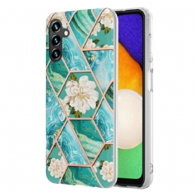 θηκη κινητου Samsung Galaxy A54 5G Μαρμάρινο Floral