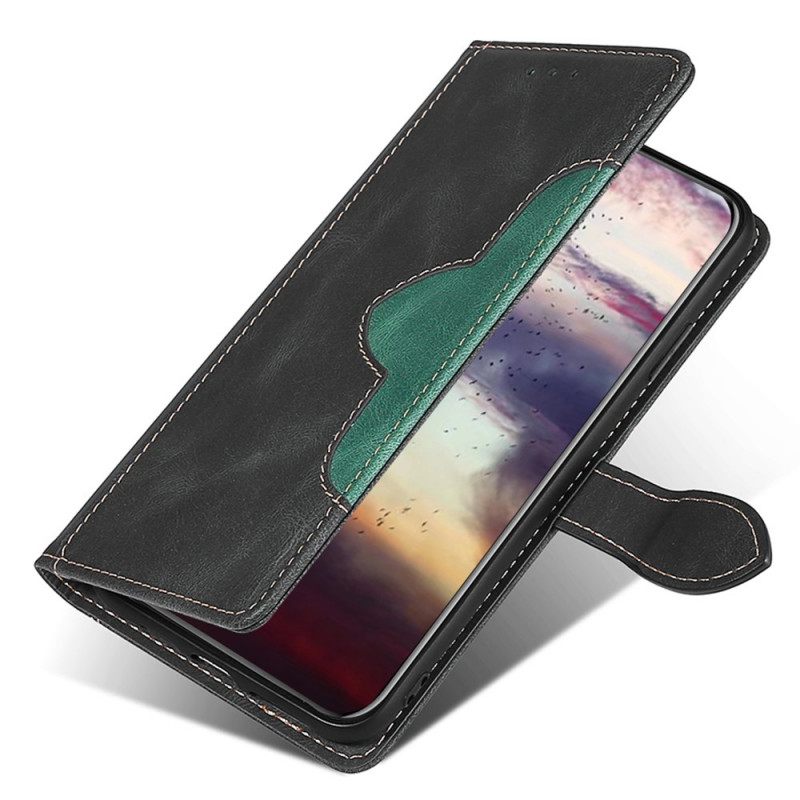 Κάλυμμα Xiaomi Redmi Note 11 / 11S Faux Leather Bicolor Stylish