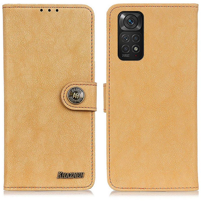 Κάλυμμα Xiaomi Redmi Note 11 / 11S Khazneh Retro Split Leather