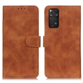 Κάλυμμα Xiaomi Redmi Note 11 / 11S Khazneh Vintage Δερμάτινο Εφέ