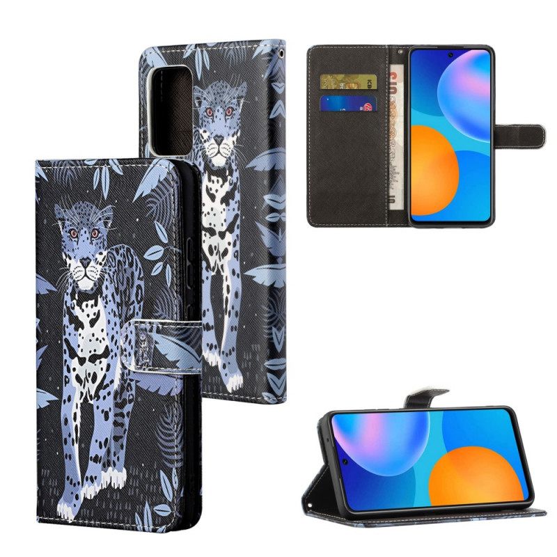 Κάλυμμα Xiaomi Redmi Note 11 / 11S με κορδονι Strappy Leopard