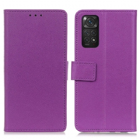 Κάλυμμα Xiaomi Redmi Note 11 / 11S Premium Faux Leather Lychee