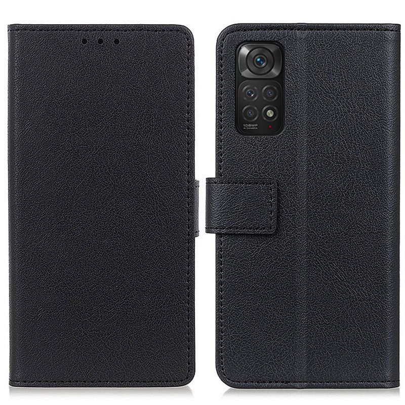 Κάλυμμα Xiaomi Redmi Note 11 / 11S Premium Faux Leather Lychee