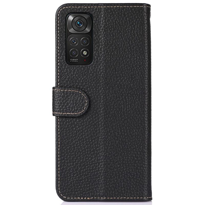 Θήκη Flip Xiaomi Redmi Note 11 / 11S Khazneh Lychee Leather