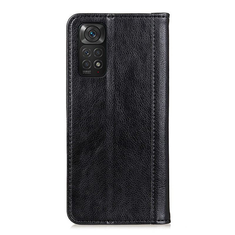 θηκη κινητου Xiaomi Redmi Note 11 / 11S Θήκη Flip Elegance Split Leather Litchi