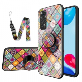 Θήκη Xiaomi Redmi Note 11 / 11S Μαγνητική Θήκη Patchwork