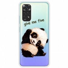 Θήκη Xiaomi Redmi Note 11 / 11S Χωρίς Ραφή Panda Give Me Five