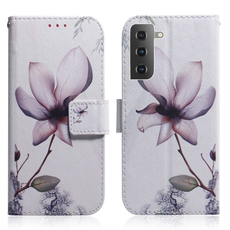 Κάλυμμα Samsung Galaxy S22 Plus 5G Flower Dusty Pink