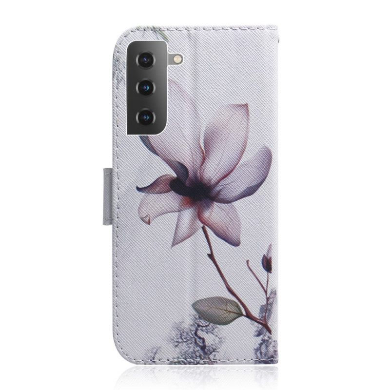 Κάλυμμα Samsung Galaxy S22 Plus 5G Flower Dusty Pink