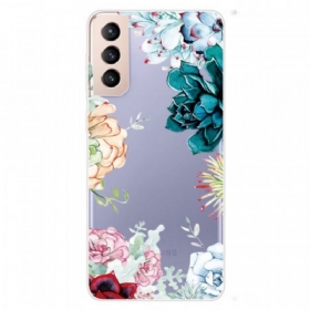 θηκη κινητου Samsung Galaxy S22 Plus 5G Άνευ Ραφής Λουλούδια Ακουαρέλας