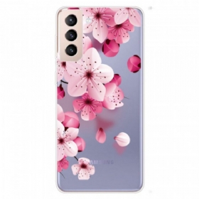 θηκη κινητου Samsung Galaxy S22 Plus 5G Μικρά Ροζ Λουλούδια