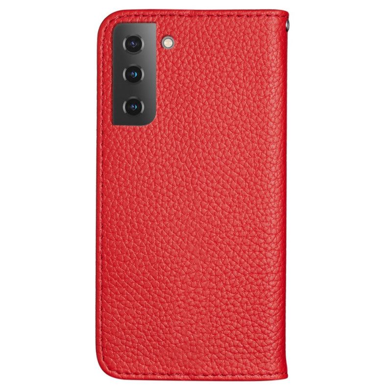 θηκη κινητου Samsung Galaxy S22 Plus 5G Θήκη Flip Faux Leather Litchi Ultra Chic