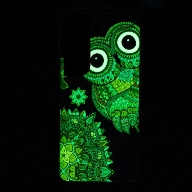 Θήκη Samsung Galaxy S22 Plus 5G Fluorescent Owl Mandala