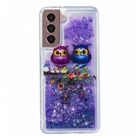 Θήκη Samsung Galaxy S22 Plus 5G Glitter Owls