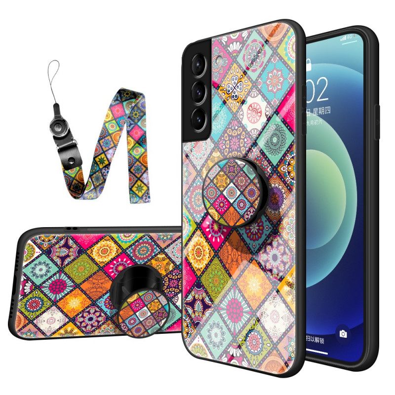 Θήκη Samsung Galaxy S22 Plus 5G Μαγνητική Θήκη Patchwork