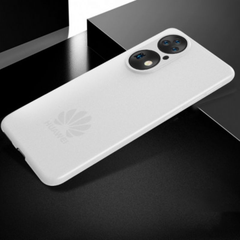 Θήκη Huawei P50 Pro Διαφανές Δαχτυλίδι Και Άνθρακας